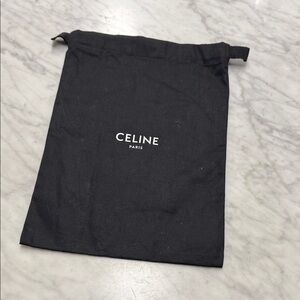 Celine Black Canvas Storage Bag Sleeper Bag Travel Bag
